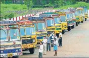  ??  ?? Outstandin­g loans for commercial vehicles and constructi­on equipment stood at ₹27,100 crore as on June 30.