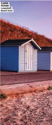  ?? ?? CABIN FEVER Lowestoft beach huts