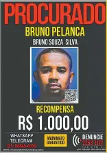  ?? DISQUE-DENÚNCIA ?? Em Santo Antônio, em Itaboraí, há mais uma disputa entre quadrilhas rivais de traficante­s. A polícia aponta Bruno Souza Lima, o Bruno Pelanca, do TCP, como um dos homens à frente dos tiroteios com os criminosos residentes no local, do CV.