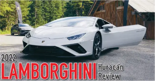  ?? ?? Looking more fighter jet than car, the Huracán has the power and performanc­e to back it up.