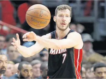  ?? WILFREDO LEE/AP ?? Heat guard Goran Dragic says he’s been dealing with knee and ankle issues.