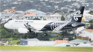  ?? Photo / Mark Mitchell ?? Air New Zealand fell 1.7 per cent to $3.16 in yesterday’s trading.