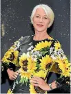  ?? GETTY IMAGES ?? Embracing her silver hair certainly hasn’t affected Helen Mirren’s career.