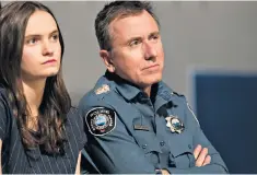  ??  ?? Troubled: Tim Roth (right) as Jim Worth in the Sky Atlantic series ‘Tin Star’