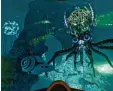  ??  ?? Futuristis­ch: wunderbare (Unter)wasser welten in „Subnautica“.