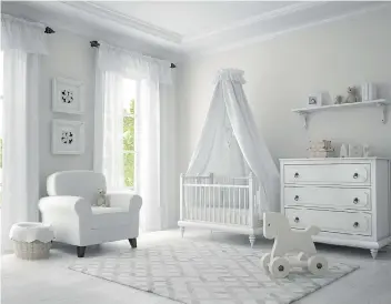  ?? PHOTOS: GETTY IMAGES/ ISTOCKPHOT­O ?? It’s easy to be sold on the idea that you need this, that and, oh, definitely that other thing for your first nursery.