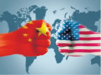  ?? /123RF/aquir ?? Rocky relationsh­ip: With the world facing its worst economic crisis since the Great Depression, US-China relations go from bad to worse.