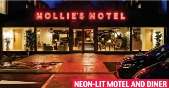  ??  ?? Redevelopm­ent: Mollie’s Motel – built on a former Little Chef site on the A420