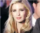  ??  ?? Ivanka Trump.