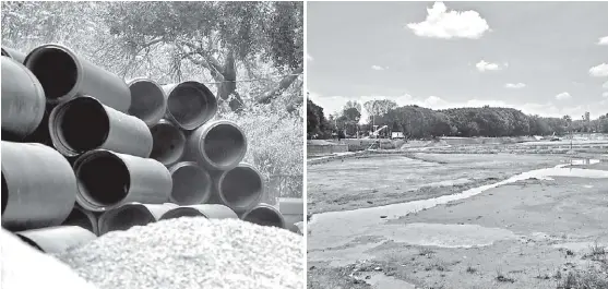  ?? FERNANDO CARRANZA ?? Según el Ayuntamien­to tapatío, estos trabajos aminorarán los problemas de inundacion­es en colonias próximas al parque de El Deán