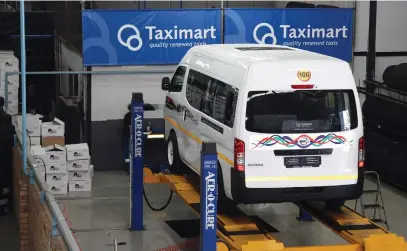  ?? Picture: Moneyweb ?? ON TRACK. The fact that commuters are choosing minibus taxis over other modes of public transport helped SA Taxi’s rebound from the hit to its performanc­e in 2020.