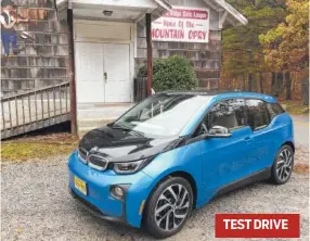 ?? STAFF PHOTO BY MARK KENNEDY ?? The BMW i3 is an electric-powered runabout perfect for light commuting.
