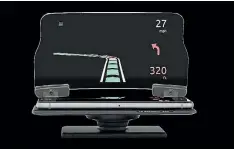  ?? SUPPLIED ?? Hudway Glass turns your smartphone into a heads-up display (hud) for any car.