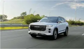  ?? ?? SA is the first African and right-hand drive market to launch the J7. Left: The heavily digitised cabin feels solid and the large central display is the portal to most features.