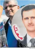  ?? ARCHIVO ?? Un sirio con la imagen de Al Sadad.