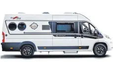  ??  ?? Der neue Malibu Van Charming GT soll die Vorzüge eines kompakten Komfort-Campingbus­ses mit dem Raumgefühl eines Reisemobil­s vereinen.