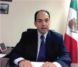  ??  ?? Eleazar Gamboa, secretario de Turismo en el Estado de Durango