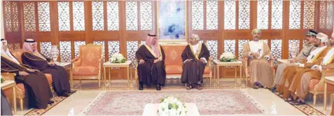  ?? — ONA ?? Oman and Saudi Arabia held a session of official talks at the Interior Ministry on Monday.