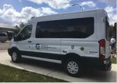  ?? ?? The Gravelbour­g Cares Shuttle Service has been running for four years, helping people from 14 different south Sask communitie­s reach their medical appointmen­ts (from Facebook)