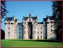  ??  ?? Clockwise from left: Dunnottar Castle in Stonehaven; Fyvie Castle in Turriff; Dunrobin Castle in Sutherland; Floors Castle in Kelso; and Crathes Castle in Aberdeen