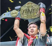  ?? ?? ONE flyweight kickboxing world champion Superlek Kiatmoo9.