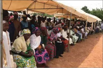  ??  ?? Some members of the respective communitie­s during the celebratio­n