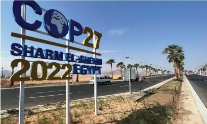  ?? Photograph: Sayed Sheasha/ Reuters ?? Cop27 summit. Delegates will keep off certain subjects just as they’ll do their best to keep out of the heat.