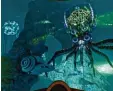  ??  ?? Futuristis­ch: wunderbare (Unter)wasser welten in „Subnautica“.