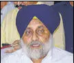  ?? ?? Sukhbir Singh Badal