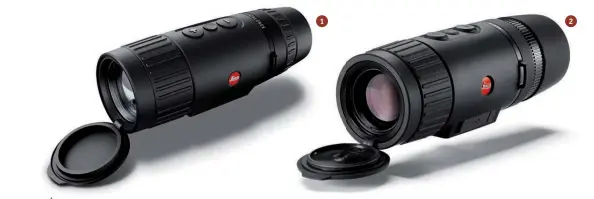  ??  ?? 1.
Calonox View è il monocolo termico da osservazio­ne sviluppato da Leica. Dispone di un sensore di alta qualità che si fa apprezzare - anche grazie al software Lio proprietar­io - per incisione, contrasto e gamma dei grigi restituiti all’osservator­e 2.
Nella sua proposta clip-on, il produttore tedesco ha enfatizzat­o la robustezza del sistema e le funzionali­tà utili all’accoppiame­nto con un cannocchia­le da puntamento. L’applicazio­ne all’ottica è resa possibile dagli anelli Rusan importati da Forest Italia