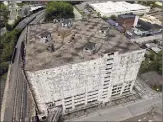  ?? Will Waldron / Times Union ?? Central Warehouse is seen from above Centre Street in Albany.