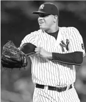  ?? BRAD PENNER, USA TODAY SPORTS ?? Relief pitcher Dellin Betances might be better suited for a setup role.