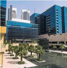  ?? Courtesy: Dubai Properties ?? New offerings As of now, 60-65 per cent of the Bay Square leasing has been picked up by food and beverage operators.