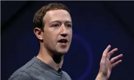  ?? Photograph: Justin Sullivan/Getty Images ?? Mark Zuckerberg said the company was ‘investing to make sure our services are used for good’.
