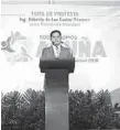  ??  ?? Motivado. Roberto de los Santos, alcalde electo de Ciudad Acuña.