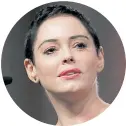  ??  ?? Rose McGowan Actriz (EE.UU.)