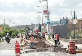  ?? Foto: Cortesía/Ayuntamien­to de Aguascalie­ntes ?? OBRAS públicas del Municipio capitalino repara las calles de Villas de Nuestra Señora de la Asunción.