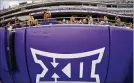  ?? RON JENKINS/AP ?? The Big 12 is looking to add BYU, UCF, Cincinnati and Houston after Texas and Oklahoma decided to leave the conference for the SEC.