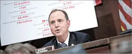  ?? ALEX WONG/GETTY IMAGES ?? Rep. Adam Schiff, D-Calif., intelligen­ce committee ranking member, called President Donald Trump an internal threat.