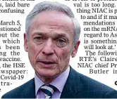  ??  ?? questions: Richard Bruton queried interval