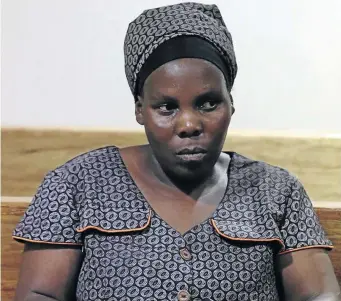  ?? / ANTONIO MUCHAVE ?? Rosina Komape told the Polokwane High Court that her son’s death also cost her her job, and she has remained unemployed ever since.