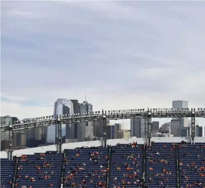  ?? Eric Lutzens, The Denver Post ?? Broncos season ticket holders will have first priority for single-game tickets and parking passes at Empower Field at Mile High for the 2020 season. No specific attendance number has been set yet.