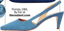  ??  ?? Pumps, £184, By Far at theoutnet.com