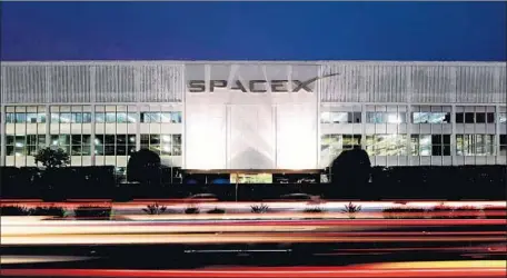  ?? RB/Bauer-Griffin GC Images ?? THE FACEBOOK page of SpaceX was inaccessib­le as of Friday; the company also removed a link to its Facebook account from its website.