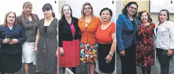  ?? 1 2 3 ?? (1) Miriam Moncada, Nolvia Centeno e Ivick Reconco. (2) Marina Carrasco, Ingrid Zelaya e Idalia Godoy. (3) Vanessa Sifontes, Marieta Medrano y Wendy Canales.