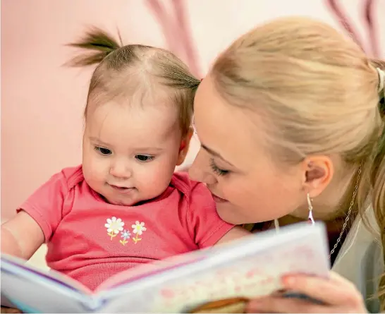  ?? 123RF ?? Children who are read to from an early age develop a better, more advanced understand­ing of language.