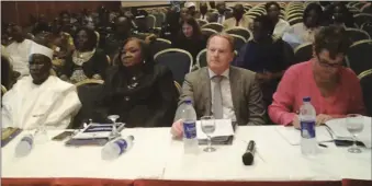  ??  ?? L-R: Hon. Justice Ibrahim Jauro of Yobe State Judiciary; Mrs Joy Bob-Manuel, DG, Legal Aid Council of Nigeria; Mr. Kurt Cornelis, Head of Developmen­t Cooperatio­n, EU delegation to Nigeria and ECOWAS; and Ms. Cristina Albertin, UNODC Representa­tive in...