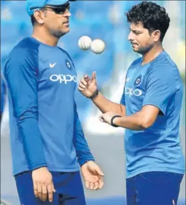  ?? AFP ?? Local boy Kuldeep Yadav is unlikely to make the 11 on Sunday as Virat Kohli is likely to go with the same team that won the second ODI in Pune.