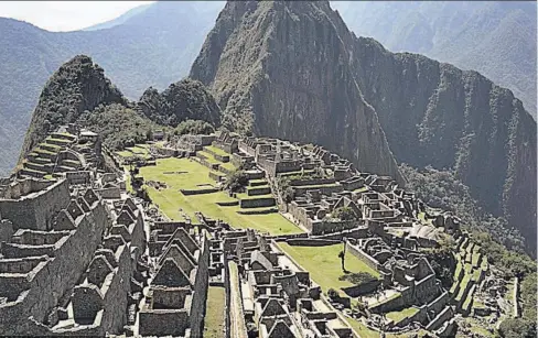  ??  ?? Lunes 18 de febrero de 2019 Santuario histórico. Machu Picchu, es considerad­o símbolo del santuario inca y de la ciudad arqueológi­ca peruana.