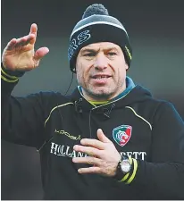  ??  ?? Leicester’s loss: Richard Cockerill is now at Toulon